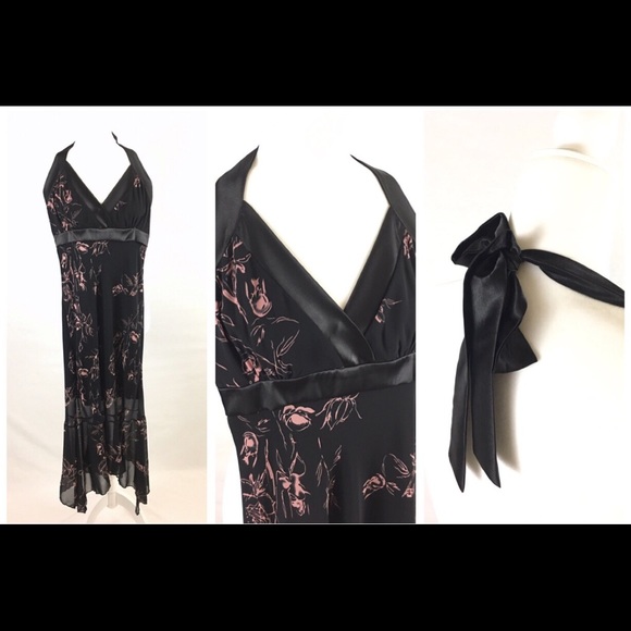 👗M Collection Shoulder-less Dress Black S - Picture 1 of 8